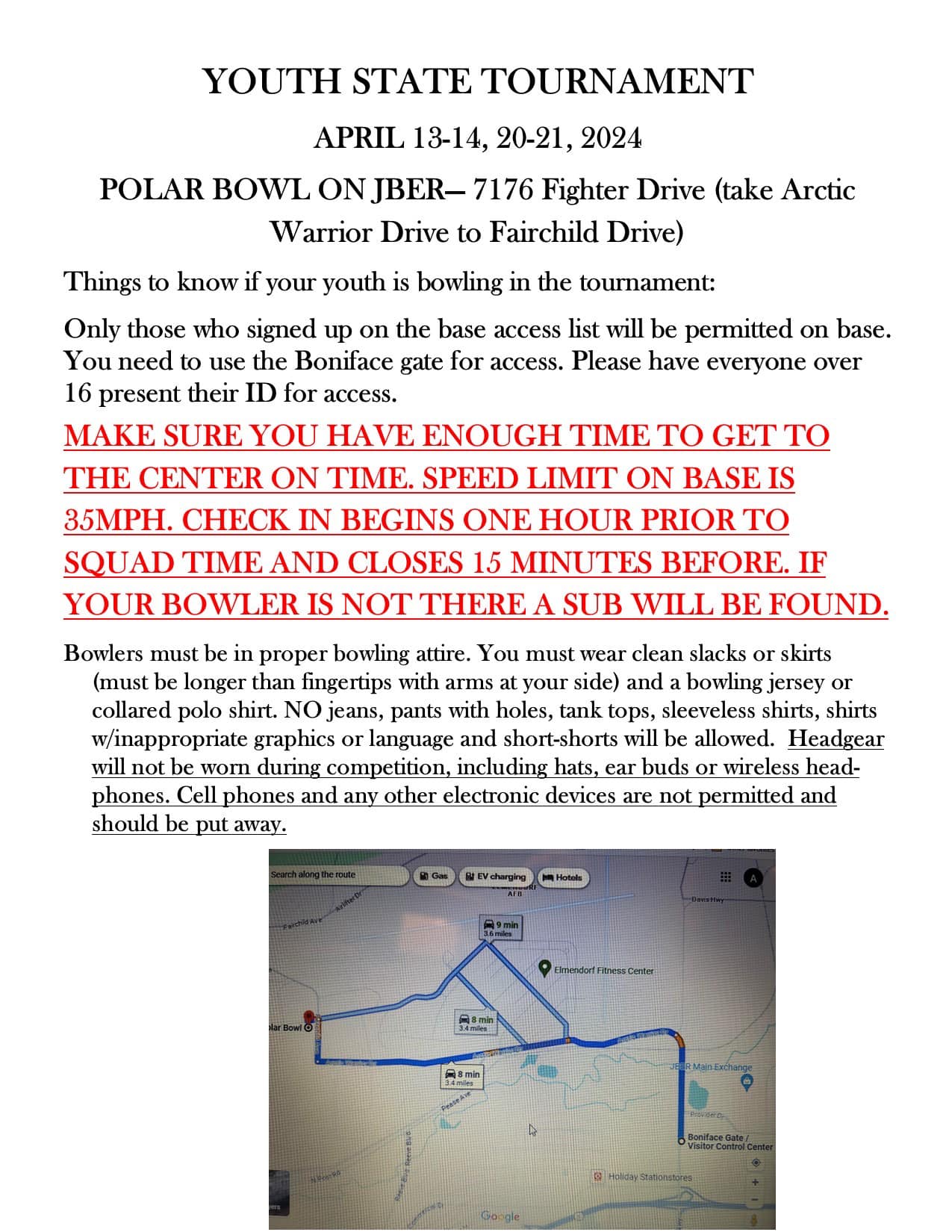 Alaska State Youth 2024 flyer